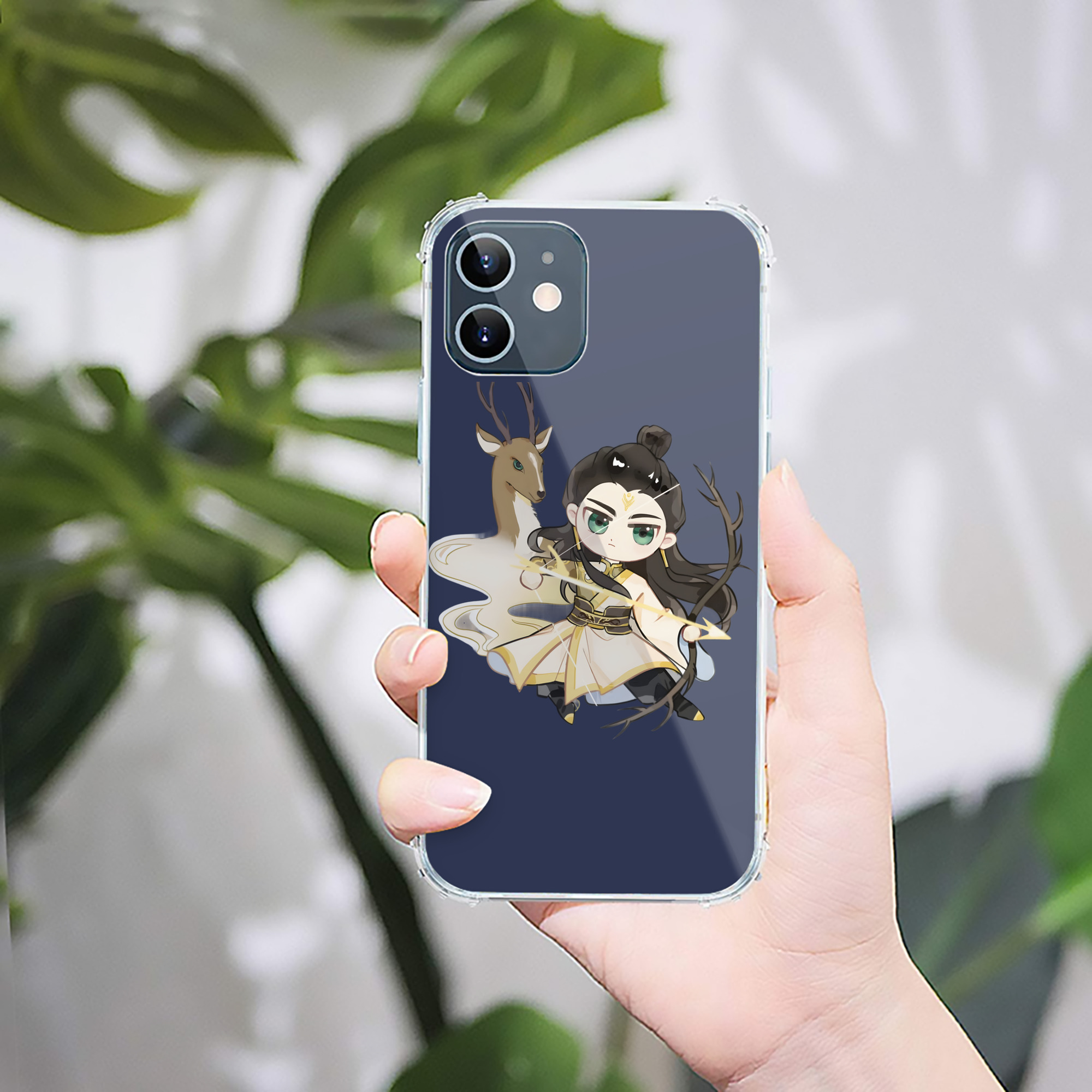 （画像用） Ne Zha 2 ナタ 魔童の大暴れ 【iPhone 12シリーズ対応】透明スマホケース（クリアソフトケース）